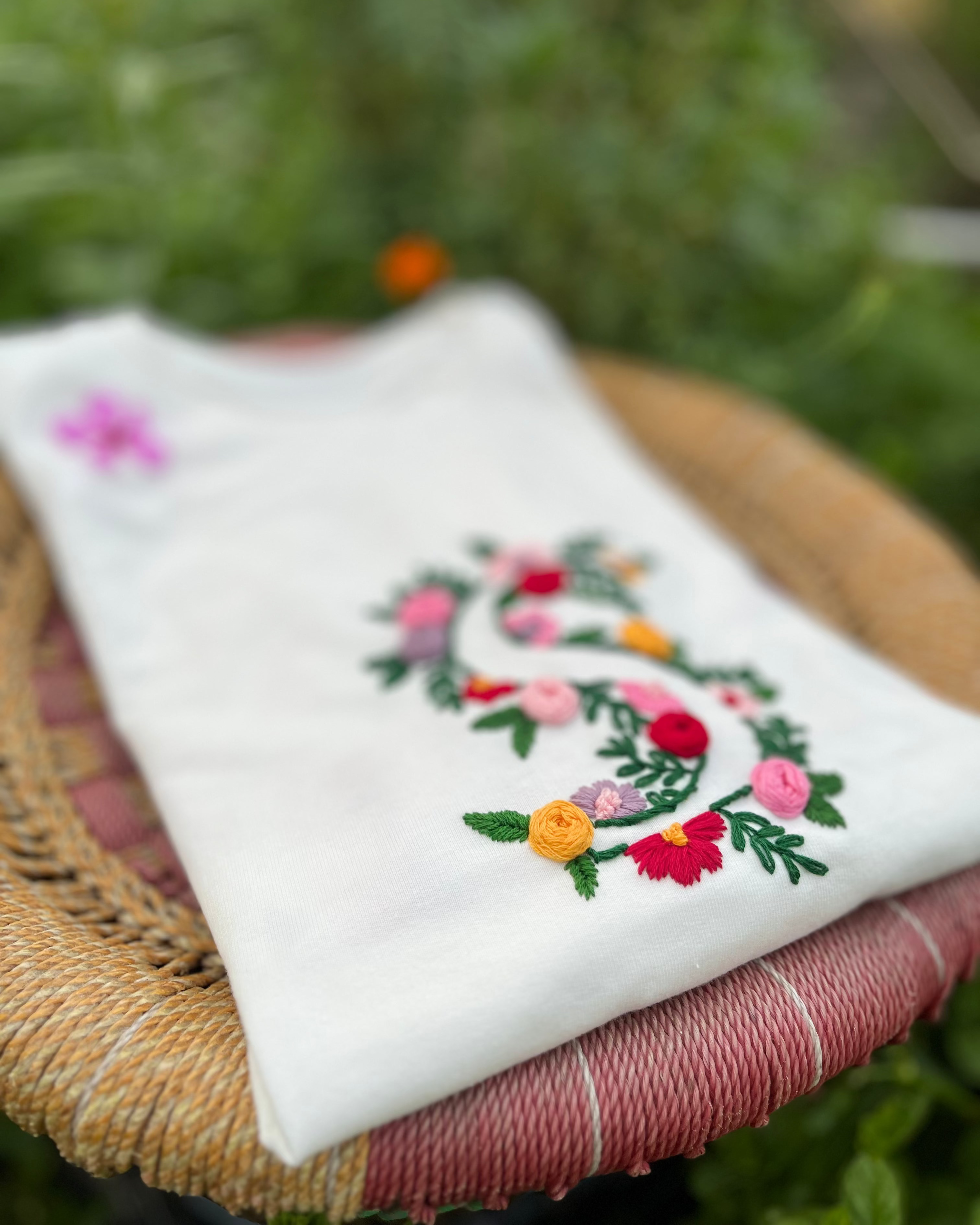 Custom name initial sweatshirt