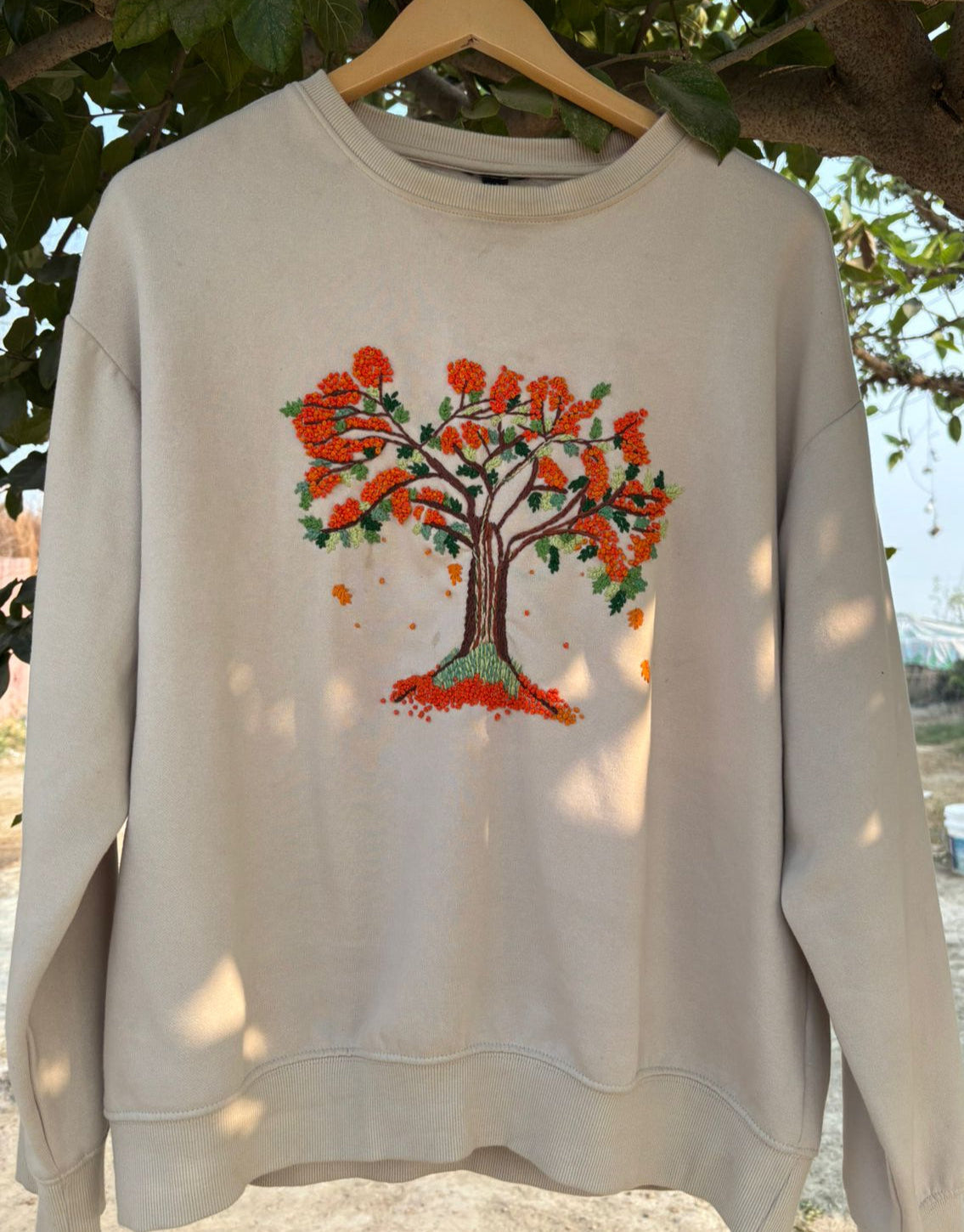 Autumn Arbor handcrafted Sweatshirt - Vee Threads