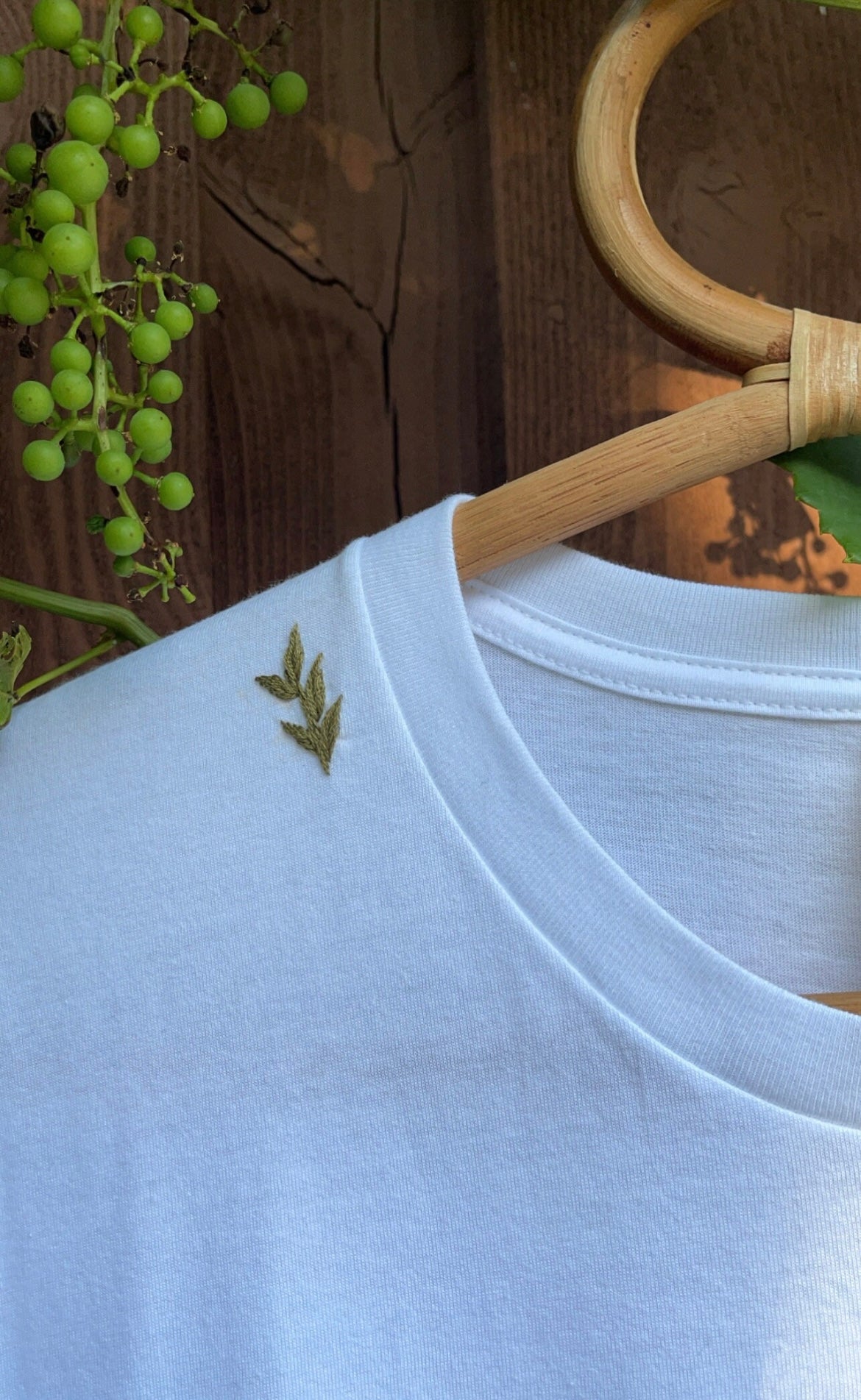 Floral Hand-Embroidered Cotton Oversized T-Shirt - Vee Threads