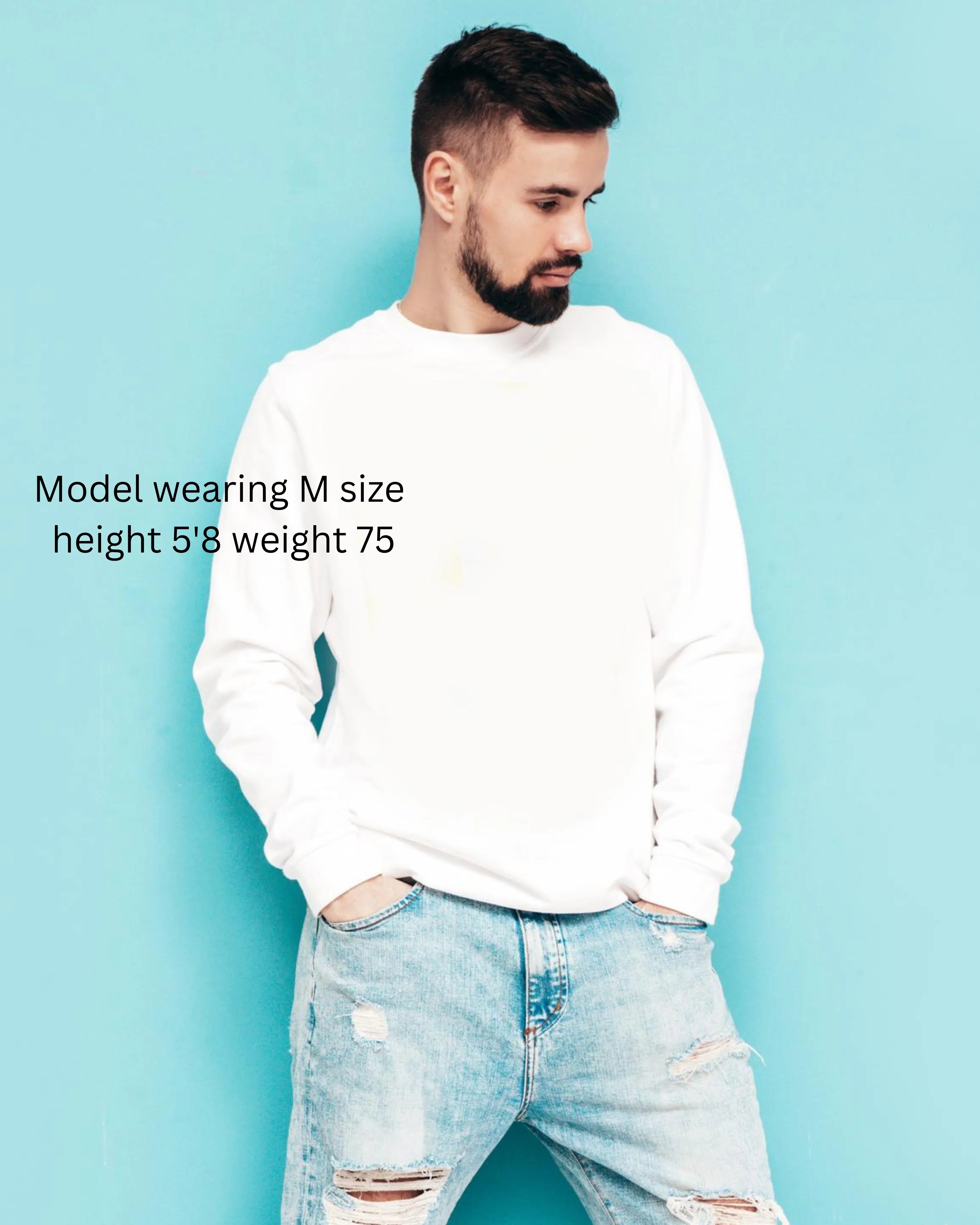 "BRO" Hand Embroidered Oversized Sweatshirt - Vee Threads