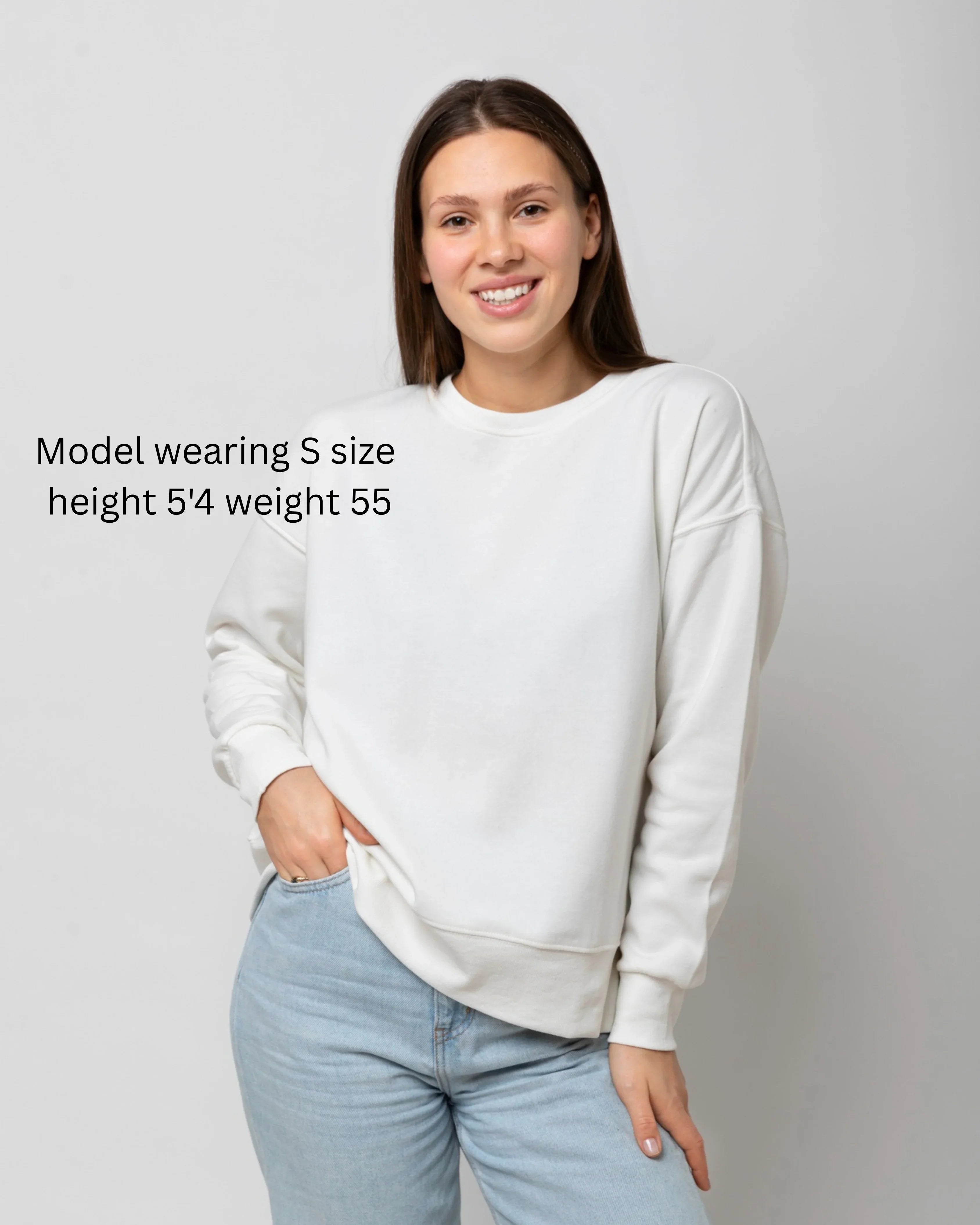 "BRO" Hand Embroidered Oversized Sweatshirt - Vee Threads