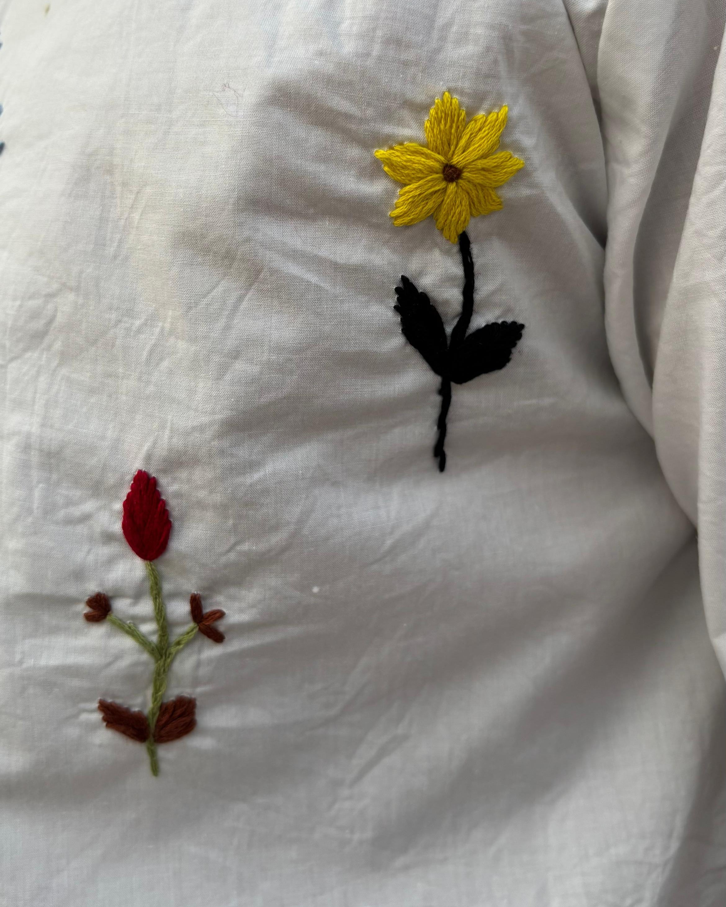Phool Jungle embroidered Shirt - Vee Threads