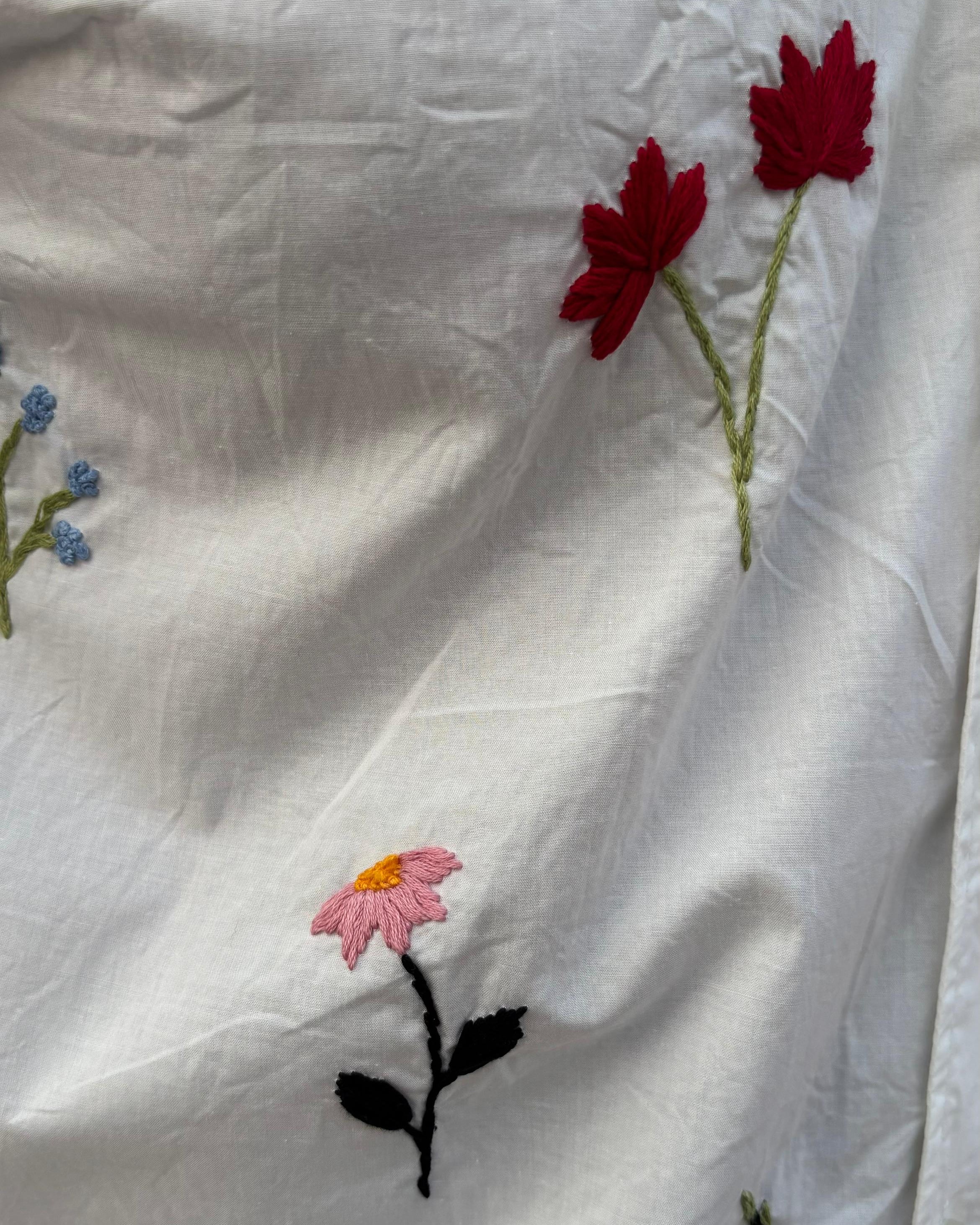 Phool Jungle embroidered Shirt - Vee Threads