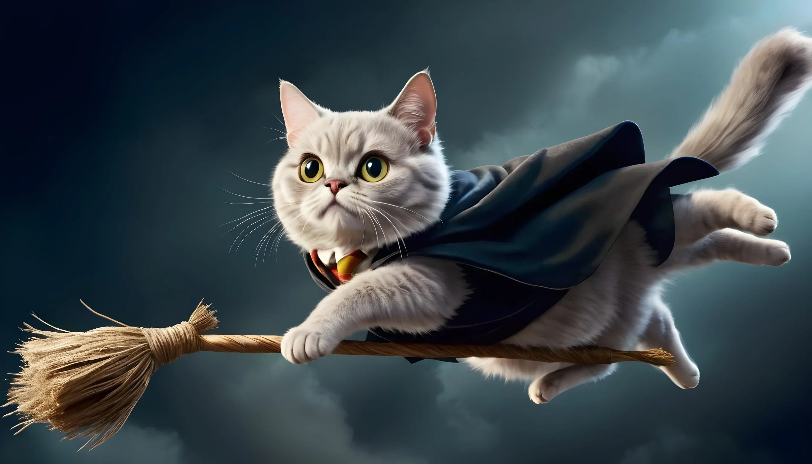 Harry potter Cat Hand Embroidered T-Shirt (Unisex) 240Gsm - Vee Threads