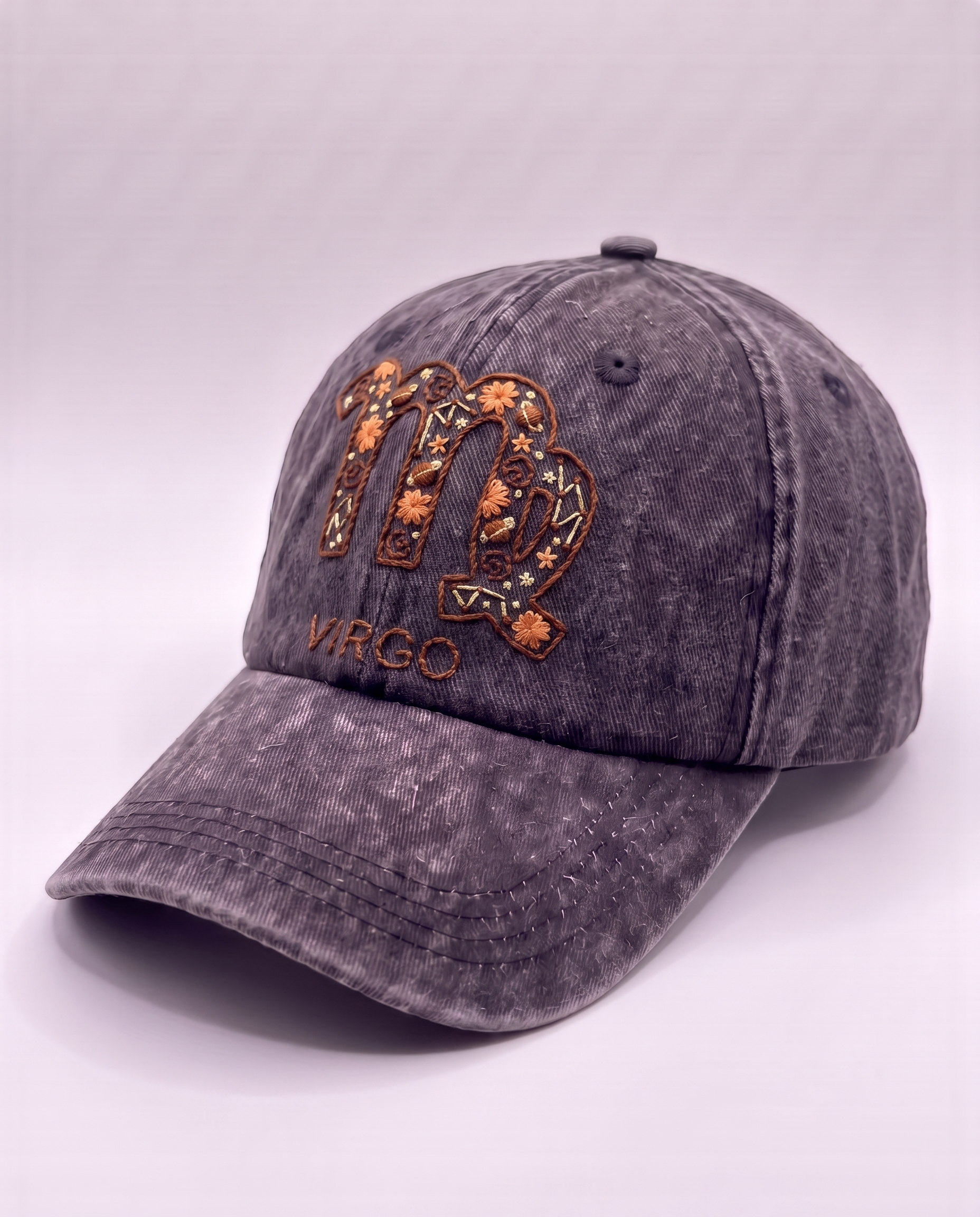 Zodiac Sign Embroidered Cap, Choose Your Star Sign
