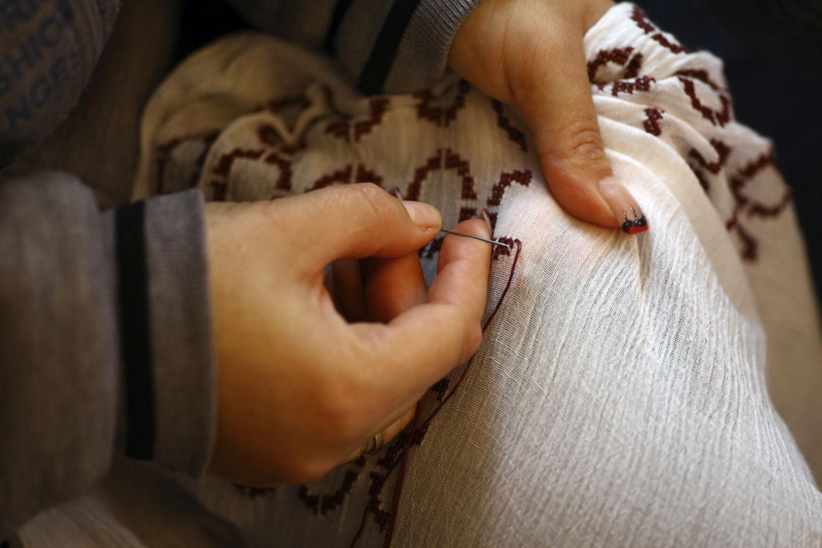 Why Hand-Embroidered Clothing Costs More — and the Women Who Make It