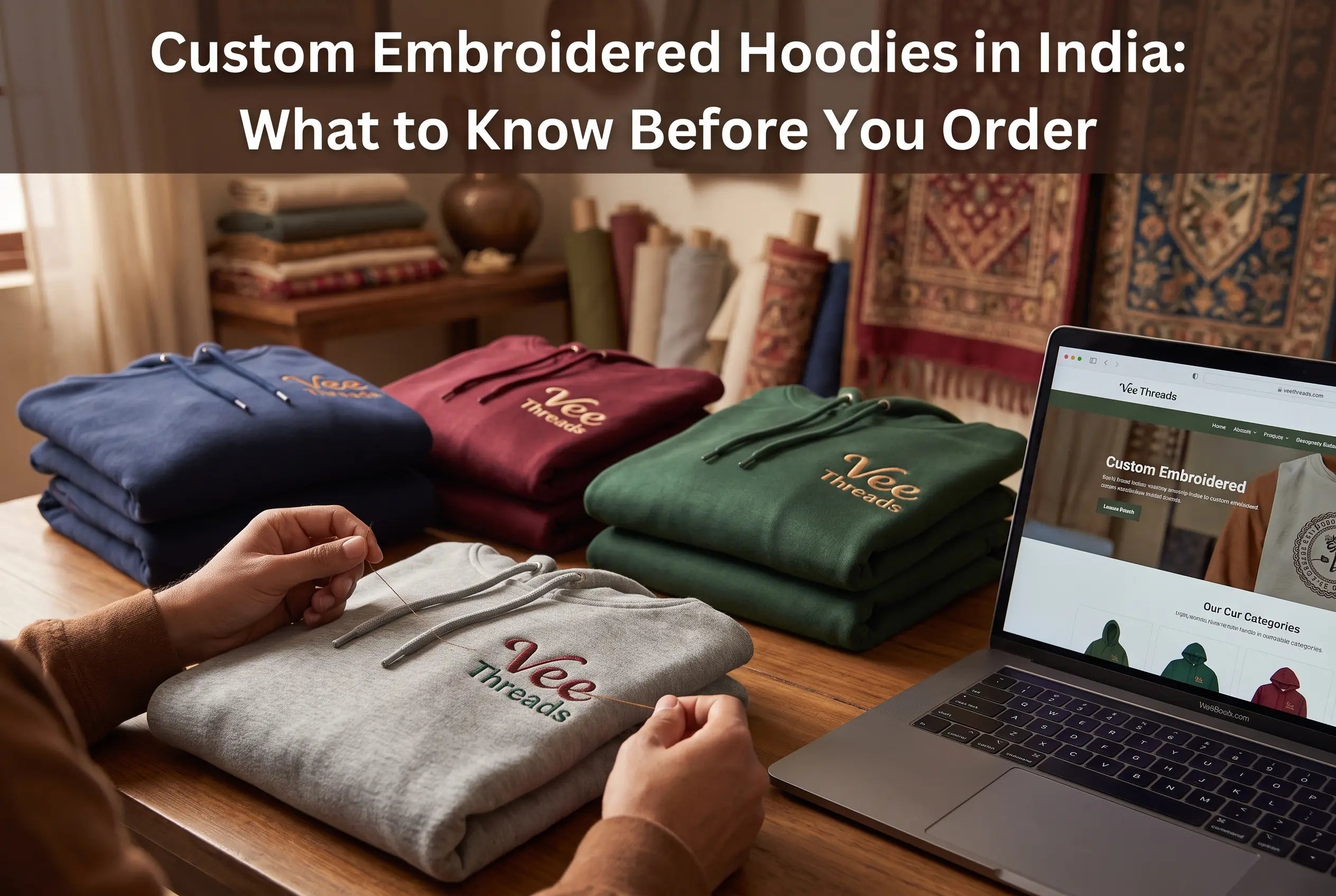Custom Embroidered Hoodies in India: What to Know Before You Order