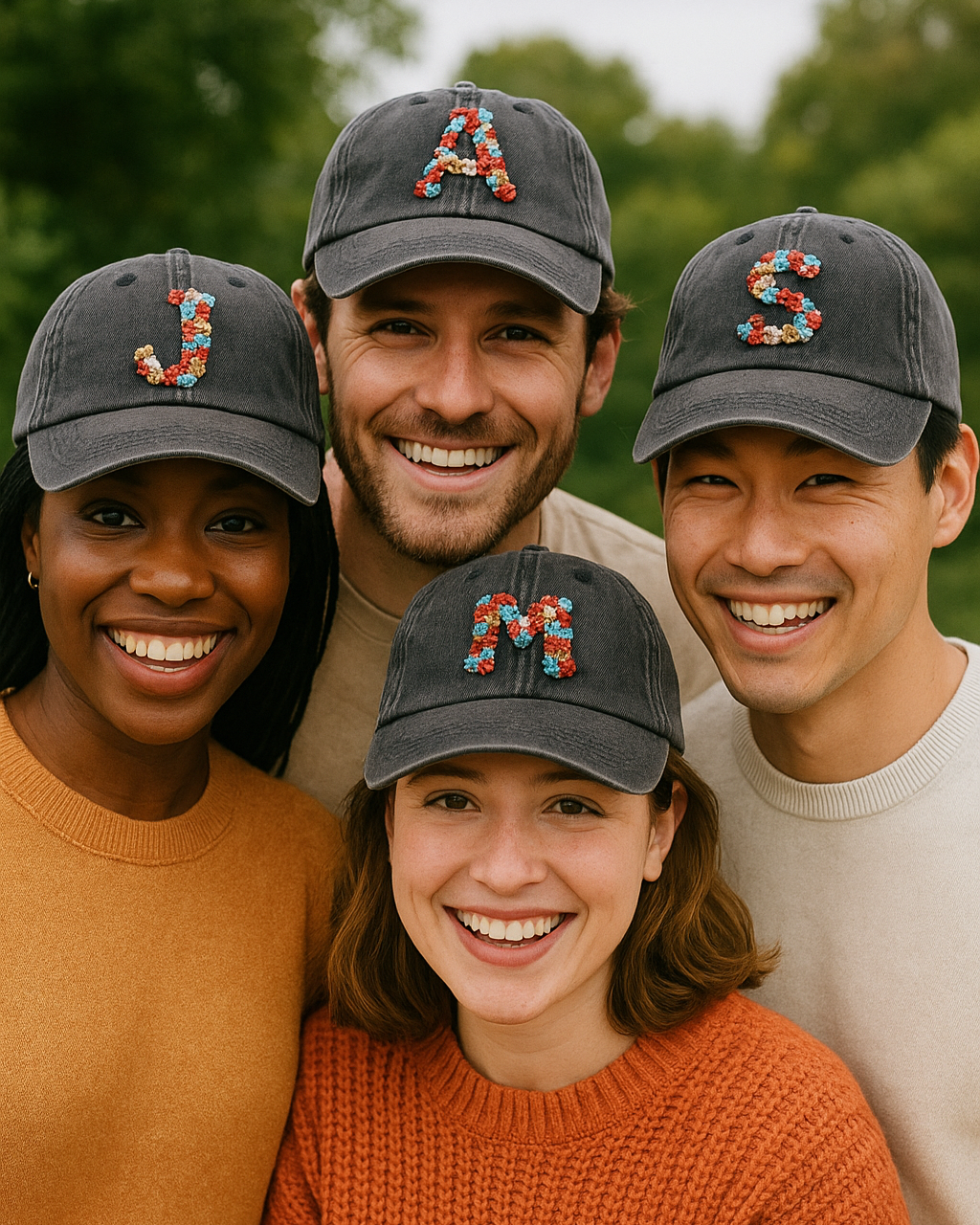 custom  embroidery caps