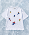 Piste | Ski & Snowboard Hand-Embroidered T-shirt