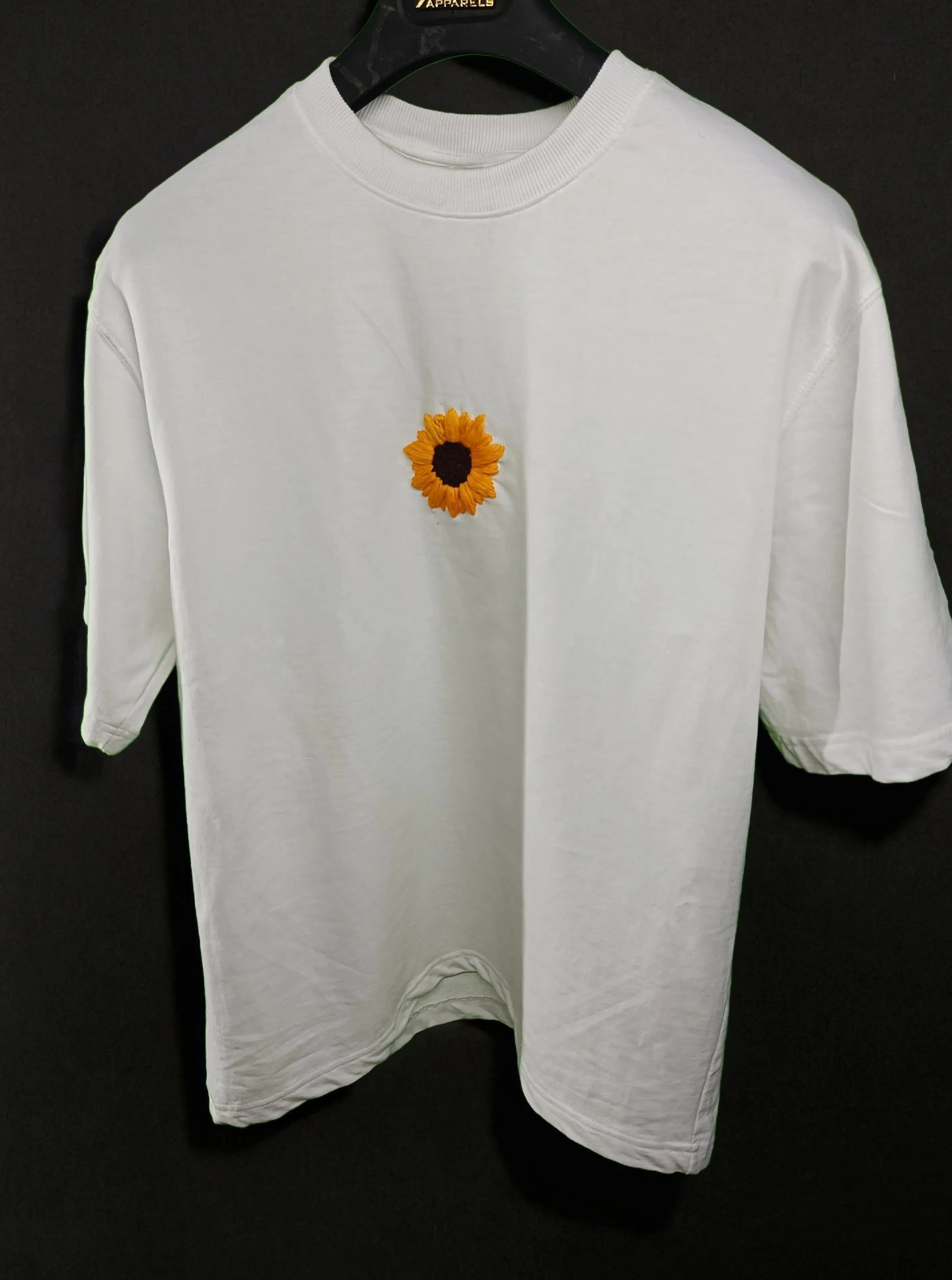 Hand embroidery tshirt