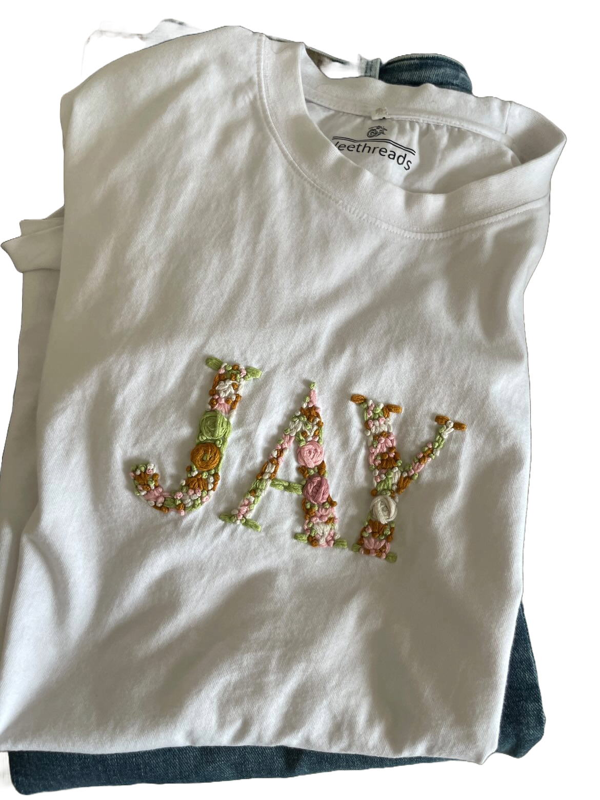 custom embroidery t-shirt