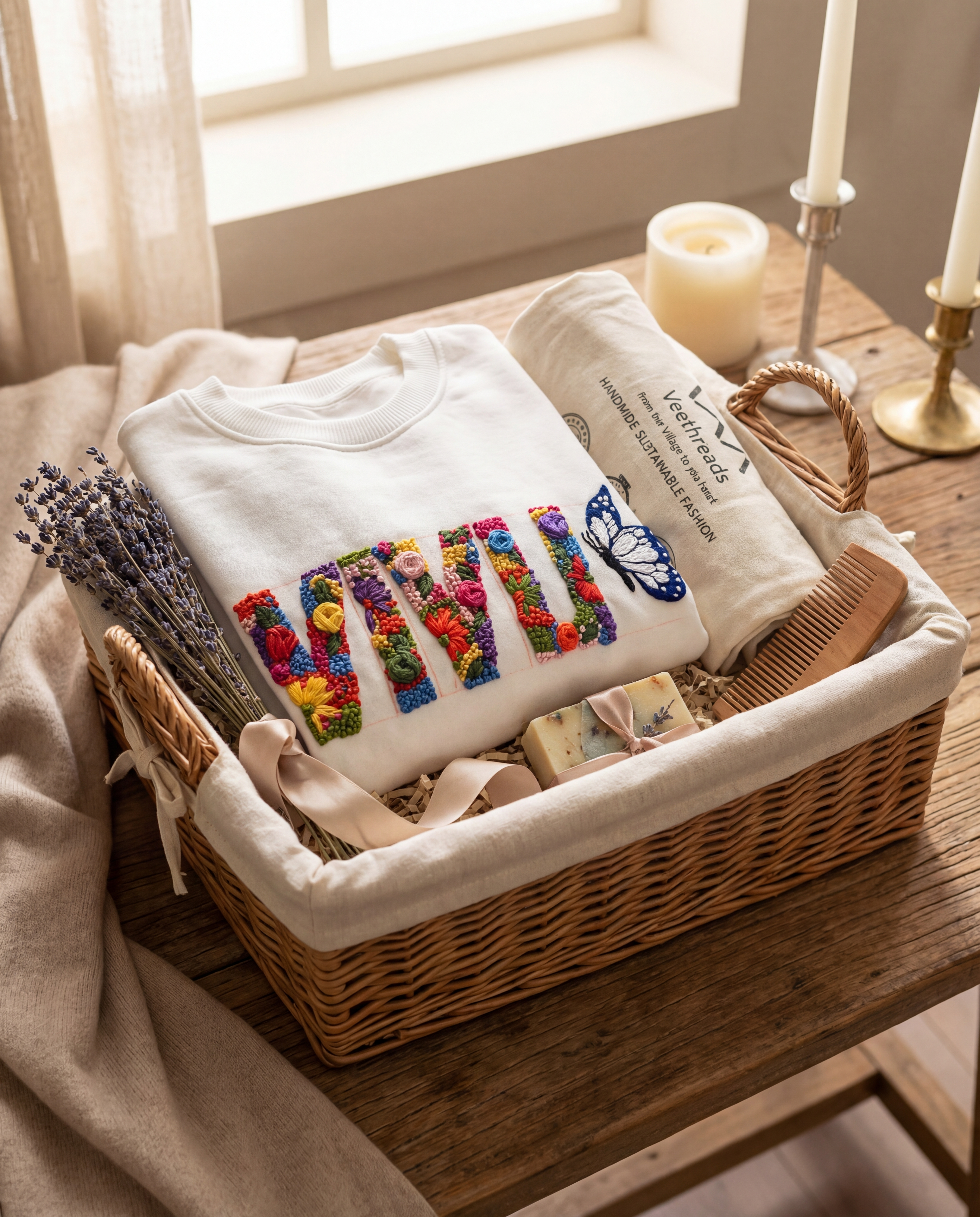 Custom Name Hand Embroidery sweatshirt (Unisex)