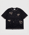 Folk Flock Hand-Embroidered Bird T-Shirt