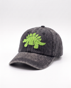 Dino embroidered denim cap