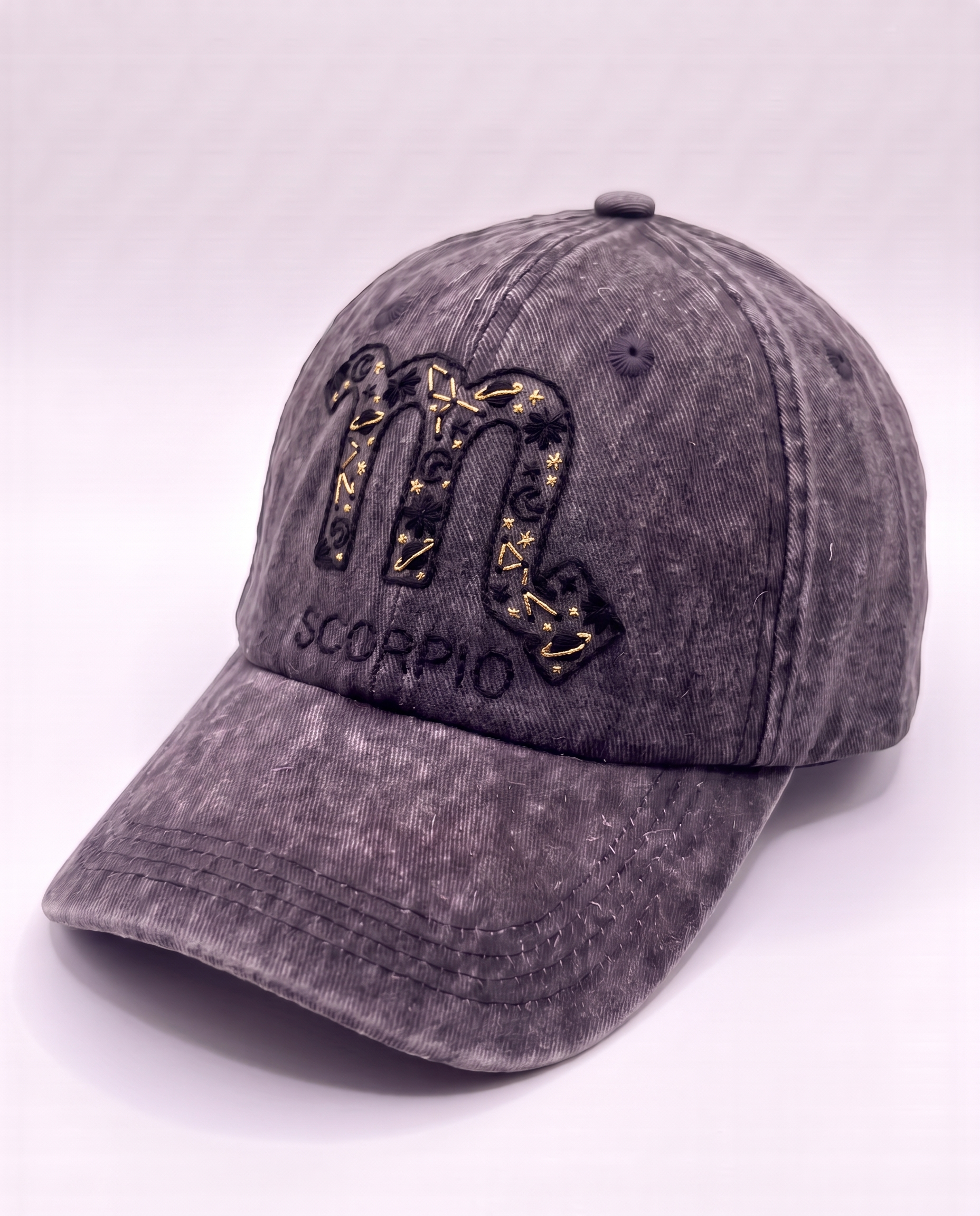 Zodiac Sign Embroidered Cap, Choose Your Star Sign