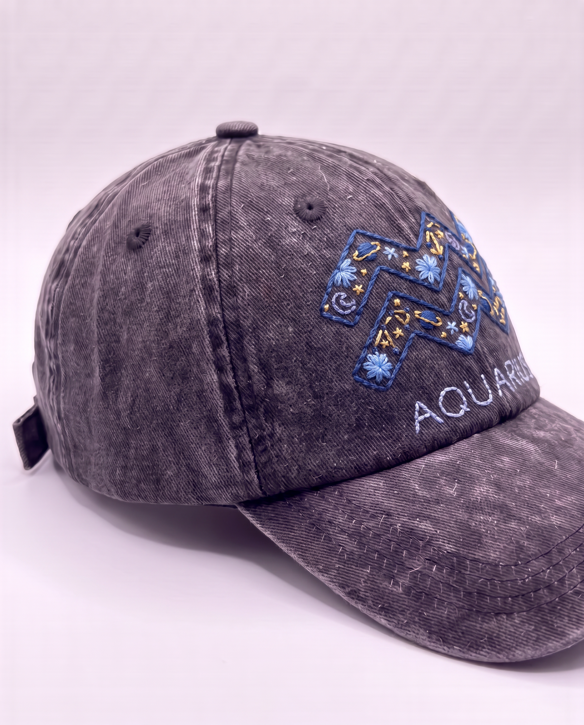 Zodiac Sign Embroidered Cap, Choose Your Star Sign