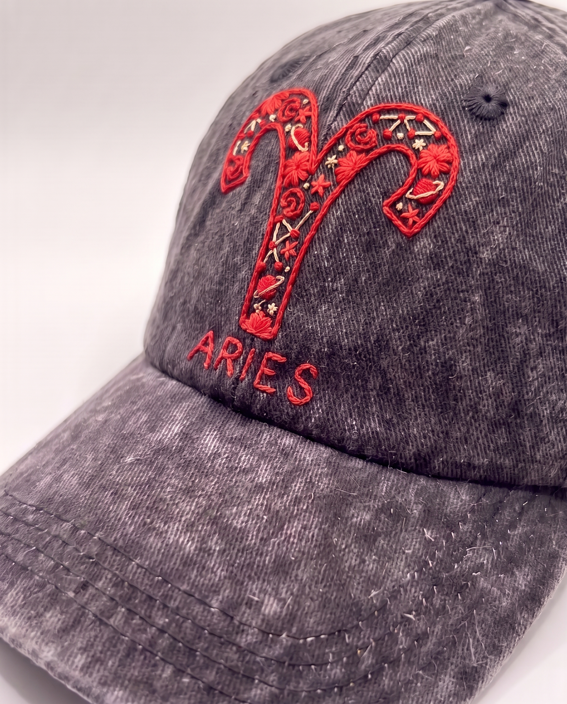 Zodiac Sign Embroidered Cap, Choose Your Star Sign
